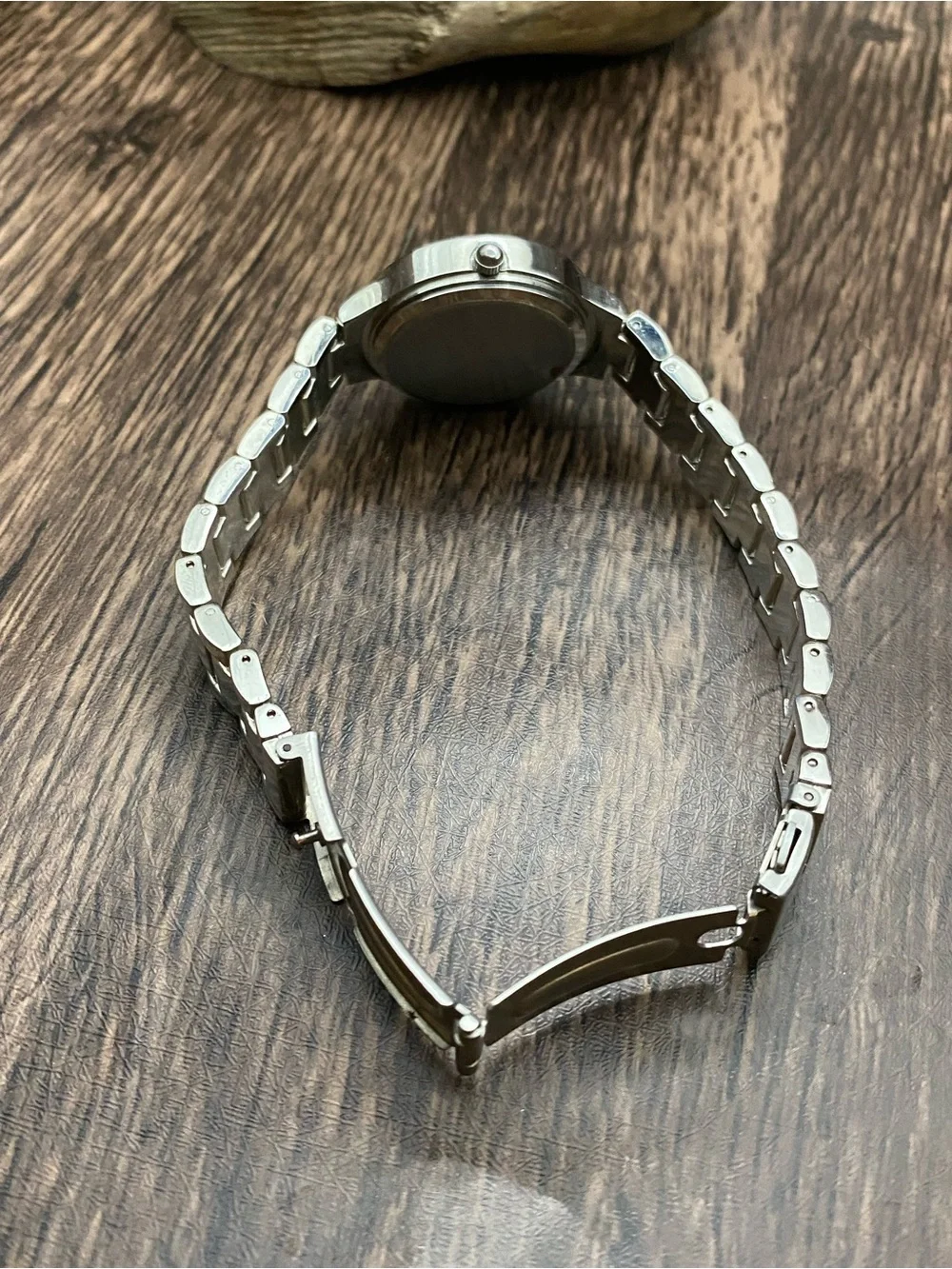 Ladies Bling Watch Mother of Pearl Dial silver tone working